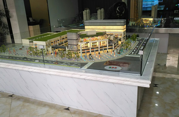 武汉新洲上坤绿城商业模型
